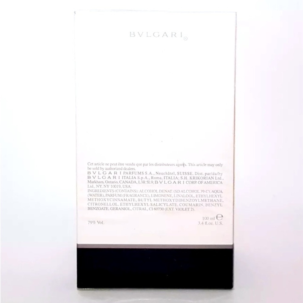Bvlgari MAN Eau de Toilette 3.4oz/100ml EDT Bulgari for Men Rare Discontinued - Picture 2 of 2